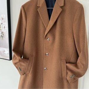 Tan Pea Trench Coat Kenneth Cole Reaction Men's 44R EUC Sophisticated